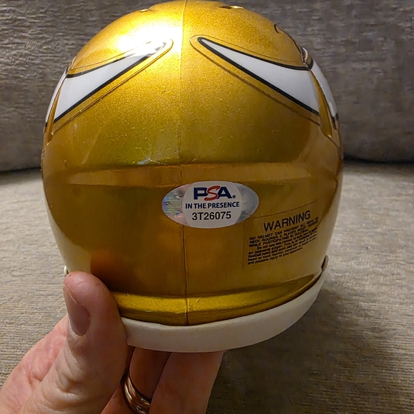 Daunte Culpepper Signed Minnesota Vikings Flash Speed Mini Helmet - Picture 2 of 5